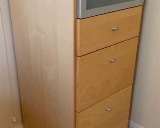 IKEA Bonde Slender Cabinet Shelf unit #2	86x14.5x16in	HxWxD