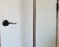 Contemporary Frosted Glass/Brushed Steel Floor Lamp