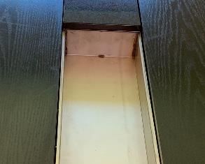 Custom Ebonized Oak Dining Table Contemporary 31” x 68” x 68” Table cost over 5k when made. Center has unique recessed pans for center decor .