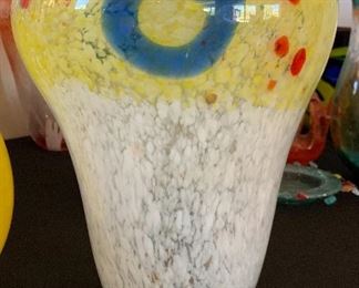 Many Art Glass Vases Available