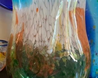 Many Art Glass Vases Available