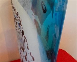 Many Art Glass Vases Available