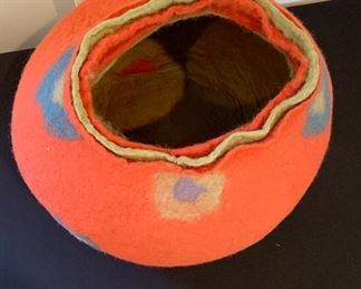 Felt Wool Pot Art	 		Paid Ofer $500.00 for this!
