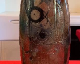 Menandros Papadopoylos Greek Pottery Vase