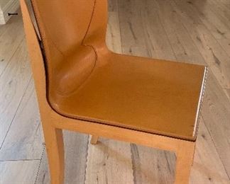 AS-IS Matteo Grassi Leather Chair 	