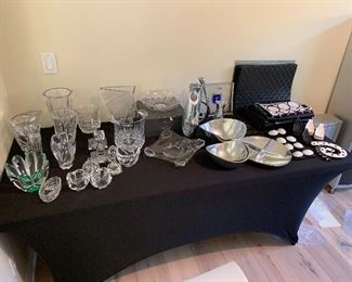 Many Waterford Crystal Pieces