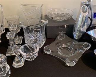 Many Waterford Crystal Pieces