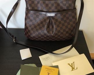 LOUIS VUITTON Bloomsbury PM Shoulder Crossbody Bag N42251 Damier Ebene Used  authenticate