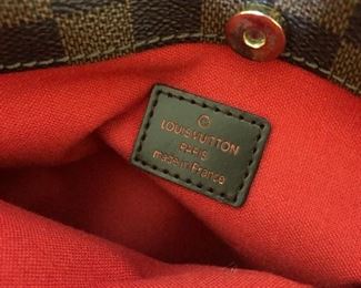 LOUIS VUITTON Bloomsbury PM Shoulder Crossbody Bag N42251 Damier Ebene Used  authenticate