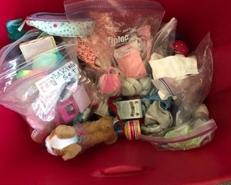 Large collection of American girl dolls and accessories