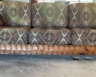 Rustic Hammered Wood Custom Sofa/Couch #1	31 x 78 x 33	HxWxD