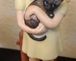 Margaret Keane BIG EYES Figurine My Kitty	