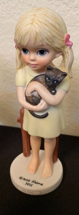 Margaret Keane BIG EYES Figurine My Kitty	