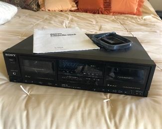 Sony TCwr610 Dual cassette player	
