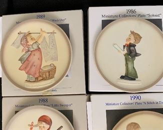 Many Gobel Hummel Figurines & Plates in original box