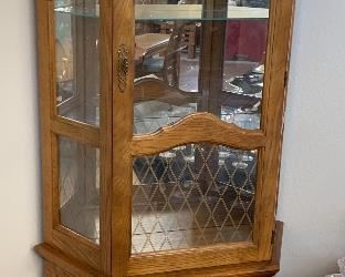 Walnut Display Cabinet #1	73x34x13in	HxWxD