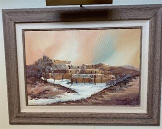 Jan Schneider Original Painting Pueblo