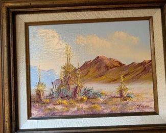 John Loo Original Painting Yucca/Mountain