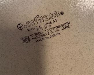 Mikasa Whole Wheat Stoneware Dish Set 100+ pc Set	