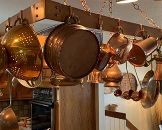 Many Copper Pots/Pans