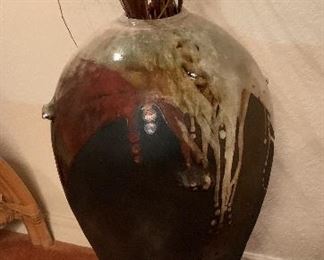 Large Ceramic Glazed Pot/Vase	