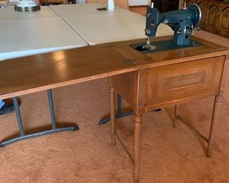 Kenmore Industrial Sewing Machine in Cabinet	30 x 24 x 17	HxWxD