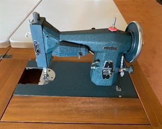 Kenmore Industrial Sewing Machine in Cabinet 30 x 24 x 17 HxWxD