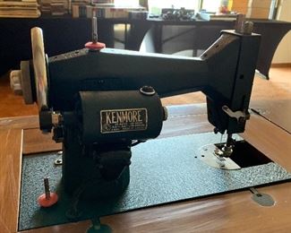 Kenmore Industrial Sewing Machine in Cabinet	30 x 24 x 17	HxWxD