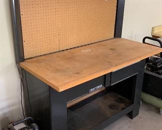 Craftsman Work Bench 61.5” x 6 54” x 26.5” HxWxD