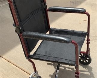 NOVA 329R Transport Chair Wheelchair	 