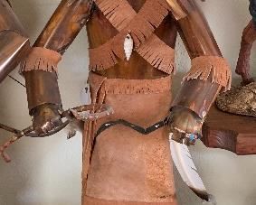 	Metal Art Snake Dancer Kachina	 