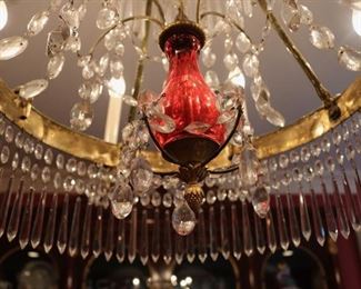 Exquisite 19th century Russian Empire crystal chandelier