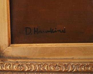 Oil painting by Dennis Hawkins