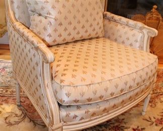 Custom upholstered armchair