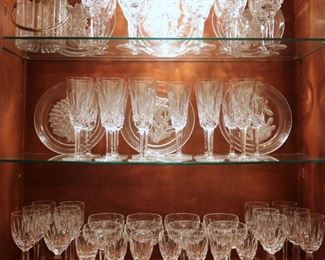 Waterford, Baccarat, Hoya, and others.