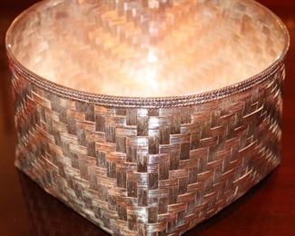 Tane Sterling Silver Basket