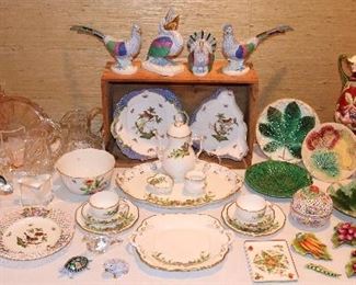 Herend, Majolica, Venetian Glass, Katherine Houston