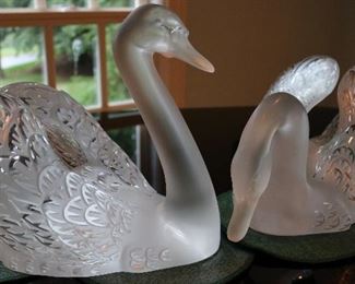 Lalique Swans