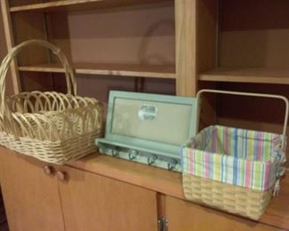 Baskets and Wall Hanging