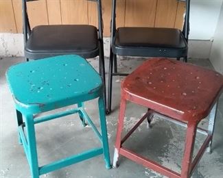 Folding Chairs  Stools