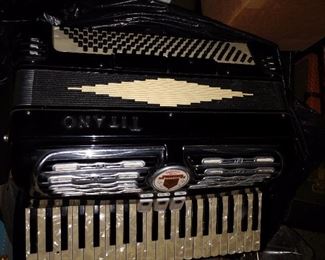 We have 13 different accordions for sale at this home.