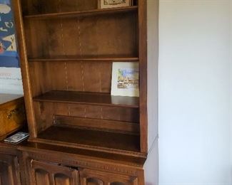 Chest with Book Shelf 34" W x 17" D x 79" T
