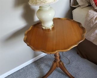Scalloped Table 24" R x 26" T