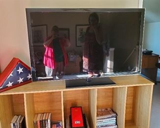 Matching Book Shelves, This one being used as TV Stand 30" W x 16" D x 72" T