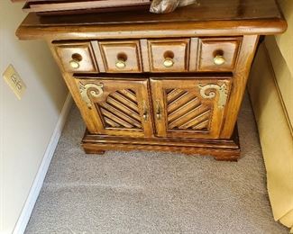 Matching Pair Thomasville Night Tables 28" W x 17" D x 26" T