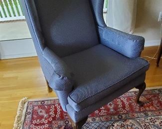 Matching Ethan Allen Wing back Chairs 31" W x 33" D x 43.5" T