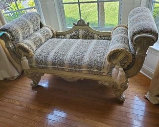 Settee from Unique 60" W x 26" D x 32" T