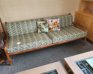 Mid Century Modern Fix Reed  Sofa 76" W x 33" D x 28" H