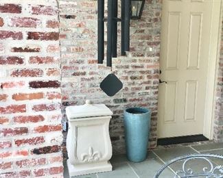 Wind chimes are by “Music of the Spheres” (Austin TX) and are the ‘Pentatonic Alto’ set (New is $193.00 online...come get them for way less!!)