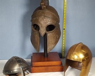 Armour Helmet Replicas, perfect for reenactment and display